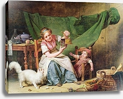 Постер Дроллинг Мартин The Woman and the Mouse, c.1798