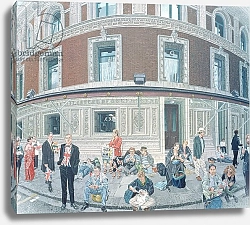 Постер Парсонос Хью (совр) Promenaders at The Last Night, Royal Albert Hall, detail