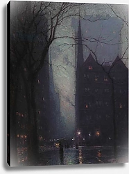 Постер Харрисон Лоуэлл Fifth Avenue at Twilight, c.1910