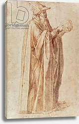 Постер Микеланджело (Michelangelo Buonarroti) Study of a Man