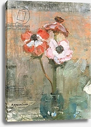 Постер Мондриан Пит Anemones in a Vase, c.1908-09
