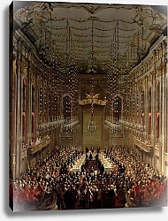 Постер Мейтенс Мартин Banquet in the Redoutensaal, Vienna, 1760