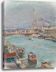 Постер Фриз Эмиль La Seine À Paris, La Tour Eiffel, Le Jour