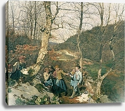 Постер Вальдмюллер Фердинанд Early Spring in the Vienna Woods