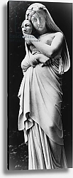 Постер Мардсен Симон (чбф) Statue of a Female Figure Holding a Mask, Brodsworth Hall, Yorkshire
