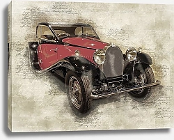 Постер bugatti, 1932