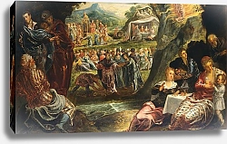 Постер Тинторетто Джакопо The Worship of the Golden Calf, c.1560