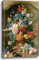 Постер Хайсум Ян Flowers in a Terracotta Vase, 1736