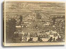 Постер Перель Габриэль Вид на бассейн Аполлона в Версальском парке