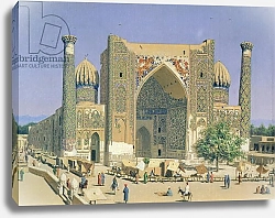 Постер Верещагин Василий Medrasah Shir-Dhor at Registan place in Samarkand, 1869-70