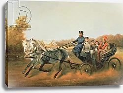 Постер Сверчков Николай Tsar Alexander II Driving with his Sons in Zarskoje Selo, 1850s