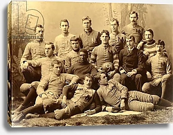 Постер Group portrait of the Michigan Wolverines football team. 1890