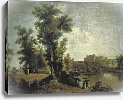 Постер Щедрин Семен Вид на Гатчинский дворец с Длинного острова. 1796