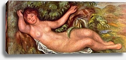 Постер Ренуар Пьер (Pierre-Auguste Renoir) Лежащая обнаженная 5