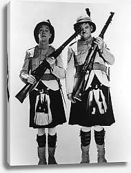 Постер Laurel & Hardy (Bonnie Scotland)
