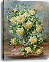 Постер Уильямс Альберт (совр) Princess Diana Roses in a Cut Glass Vase