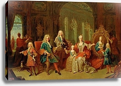Постер Рэнк Жан The Family of Philip V of Bourbon, c.1722