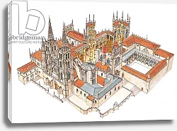 Постер Азнар Ценамор Фернандо Burgos Cathedral. Spain