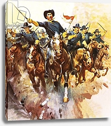 Постер МакКоннел Джеймс Charge of the US cavalry