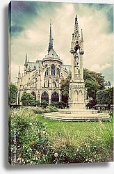 Постер Париж, Франция. Собор Парижской Богоматери