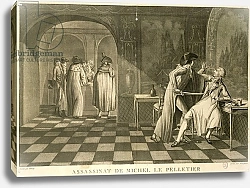Постер Десруа Клод Assassination of Deputy Louis-Michel Le Peletier de Saint-Fargeau, 20th January 1793