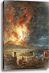 Постер Деспрес Луи The Great Eruption of Mt. Vesuvius