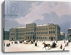 Постер Арнаут Луи (акв) Palace of the Grand Duke of Leuchtenberg in St. Petersburg, printed by Lemercier, Paris, 1840s 1