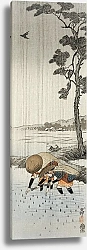 Постер Рисовые плантаторы под дождем (1900 - 1910)