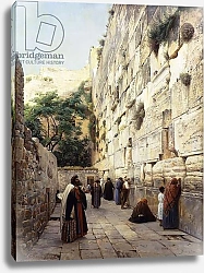 Постер Бауэрнфайнд Густав Praying at the Western Wall, Jerusalem,