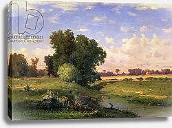 Постер Иннес Джордж Hackensack Meadows, Sunset, 1859