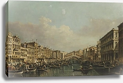 Постер Тирони Франческо The Grand Canal with the Rialto Bridge from the South