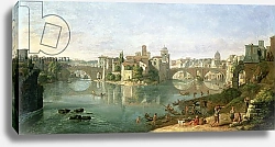 Постер Виттель Гаспар The Tiberian Island in Rome, 1685