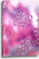 Постер Пузыри на розовом фоне