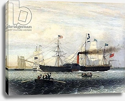 Постер Лэйн Фитц The Britannia Entering Boston Harbour, 1848