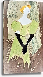 Постер Тулуз-Лотрек Анри (Henri Toulouse-Lautrec) Yvette Guilbert, Music-Hall Singer, 1895