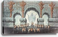 Постер Шинкель Карл Muehleborn's Water Palace, set design for a production of 'Undine',