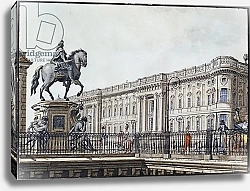 Постер Калау Ф. А. (акв) The long bridge with an aristocratic monument