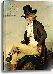 Постер Давид Жак Луи Portrait of Pierre Seriziat the artist's brother-in-law, 1795