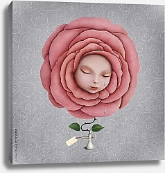 Постер Девушка - роза