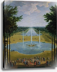 Постер Мартин Пьер View of the Bassin d'Apollon in the gardens of Versailles, 1713