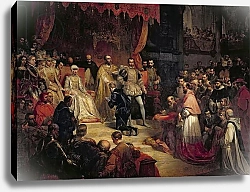 Постер Галле Луи The Abdication of Charles V 1841
