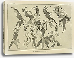 Постер Гэррик Мэлери Hidatsa Dancers bearing exploit marks