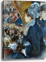 Постер Ренуар Пьер (Pierre-Auguste Renoir) At the Theatre, 1876-7