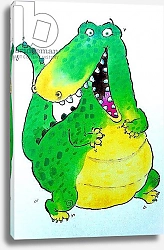 Постер Кристи Майли (совр) Happy Crocodile