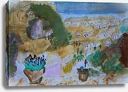 Постер Дуггал Козима (совр) Skyros seaview from terrace