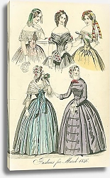 Постер Fashions for March 1846 №1
