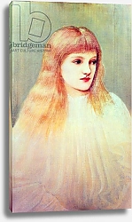 Постер Берне-Джонс Эдвард Portrait of Cecily Horner, 1895