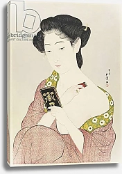 Постер Хасигути Гоё Woman Applying Makeup, 1918