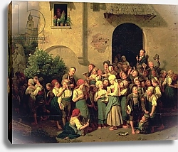 Постер Вальдмюллер Фердинанд After School, 1844