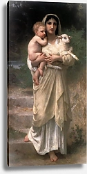 Постер Бугеро Вильям (Adolphe-William Bouguereau) Les agneaux